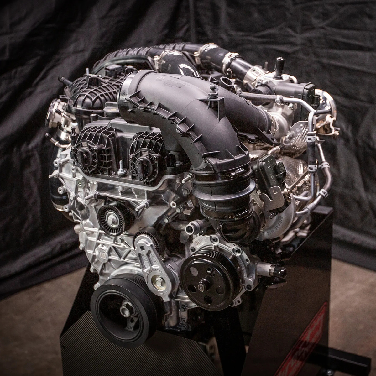 Tremec's tweet image. What kind of car/truck would you install one of Dodge’s new Hurricane twin-turbo inline-six crate engine (dubbed the Hurricrate) and with which TREMEC 5- or 6-speed transmission? bit.ly/3T0Tn1A  

#crateengine
#hurricaneinlinesix