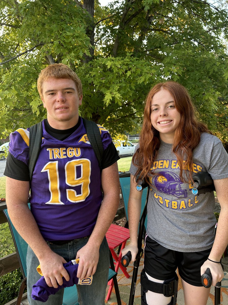 Siblings have a unique bond! Best friends. Good Luck Tonight Brother and Happy 18th Birthday Sister! #spoileddad #luckydad