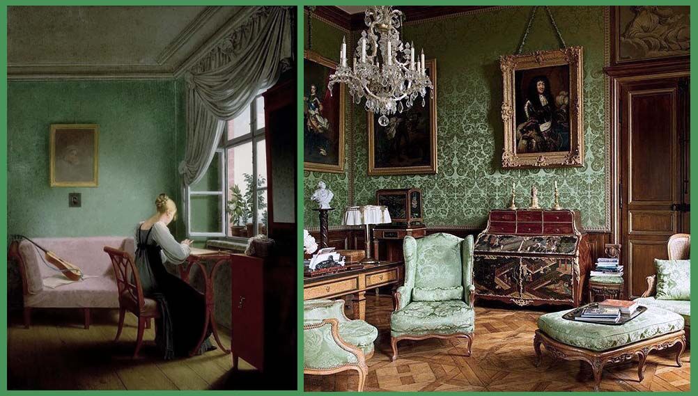En 1775, un químico sueco creó un pigmento verde tan hermoso que sustituyó a los que se usaban hasta entonces. Era una mezcla que incluía cobre y arsénico a la que llamó Verde de Scheele, y que tenía un pequeño efecto secundario: mataba a la gente". Tira del hilo 🧵👇🏽👇🏽👇🏽