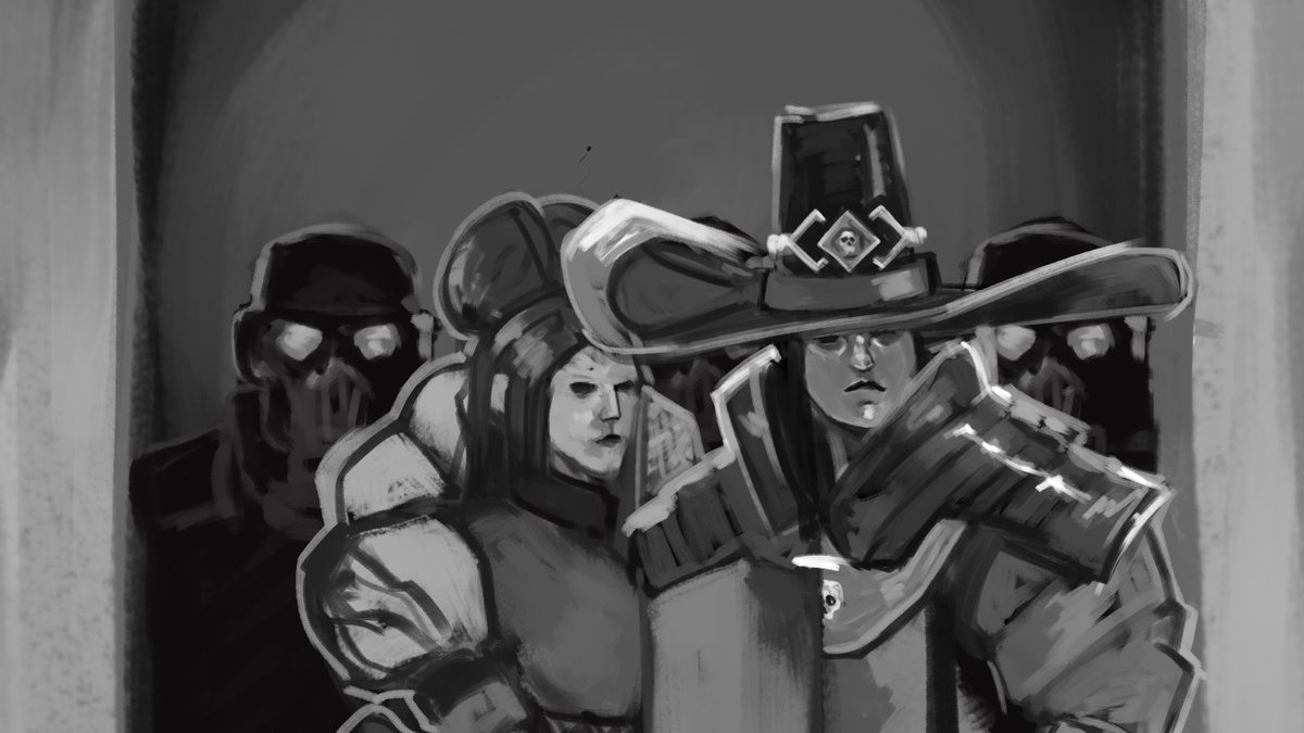 JennarongC's tweet photo. Investigating the Underground! 

A sketch and playing with brushes yet again. https://t.co/5RgbZzKAKz