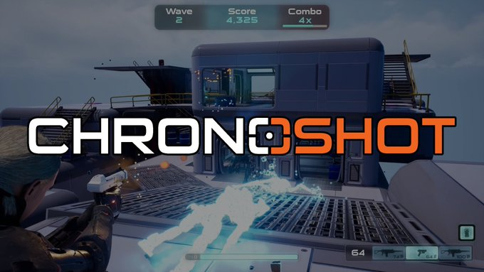 📢 New Campaign!

Chronoshot is a free-to-play score-driven sci-fi arena shooting game with specialized time mechanics. enemies. It features a variety of single &amp; multiplayer stages, special abilities, weapons &amp; characters.

Apply now on Rainmaker ⤵️

🔫 strea.mr/rm-chronoshot