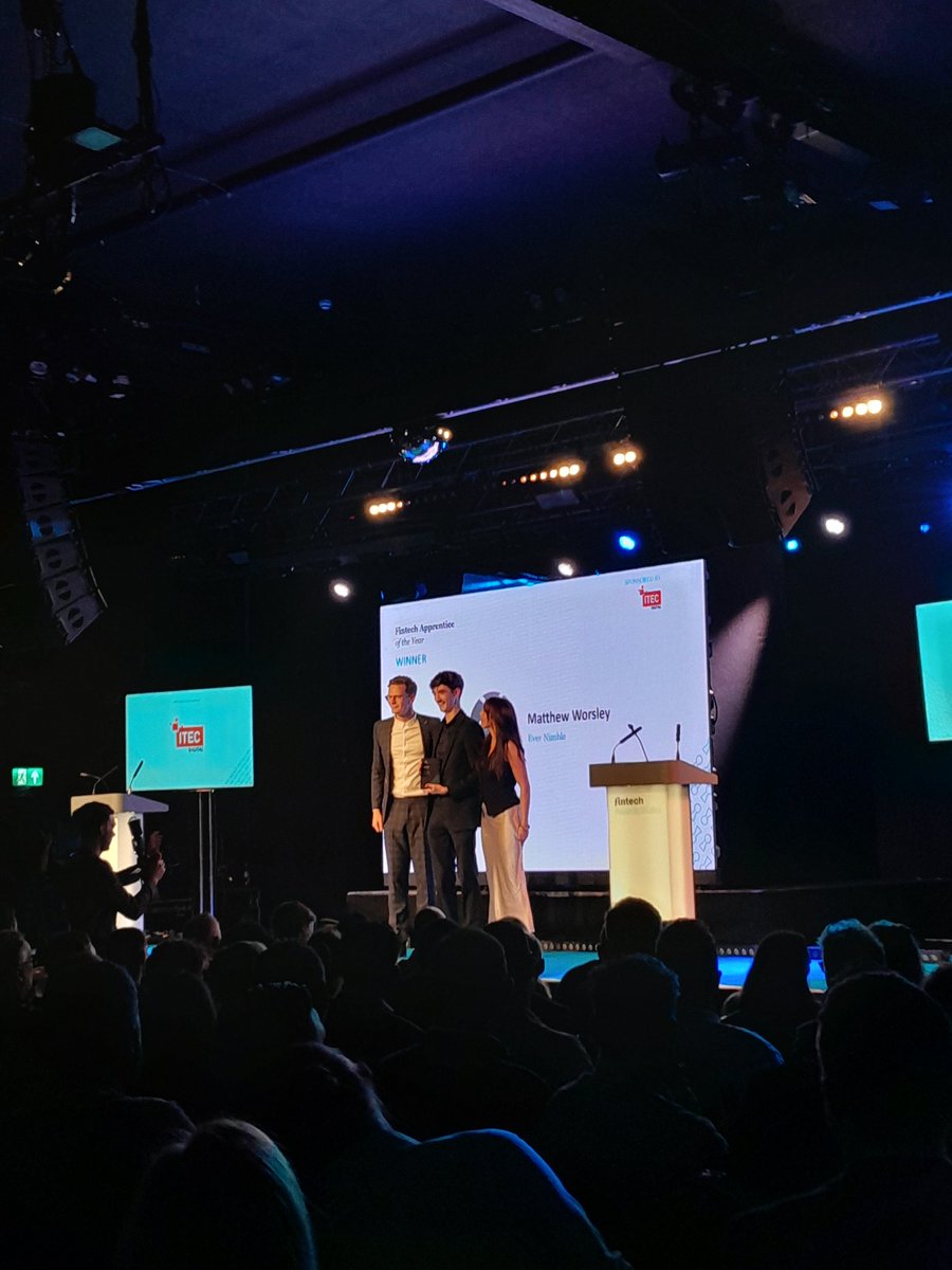 FinTech Awards Wales (@fintechwales) on Twitter photo First award of the evening is Fintech Apprentice of the year, this award is kindly sponsored by ITec Digital Congratulations to our winner, Matthew Worsley from <a href="/evernimble/">Ever Nimble</a> #fintechawardswales First award of the evening is Fintech Apprentice of the year, this award is kindly sponsored by ITec Digital Congratulations to our winner, Matthew Worsley from <a href="/evernimble/">Ever Nimble</a> #fintechawardswales