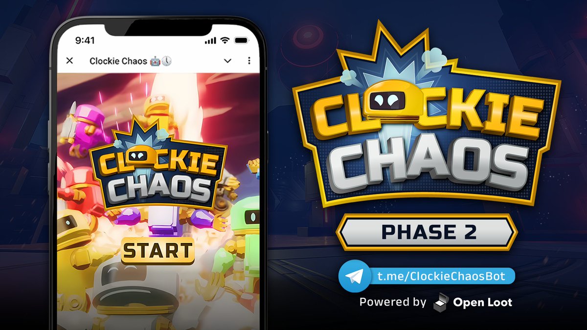 playbigtime's tweet photo. Phase 2 of Clockies Chaos is now live!

🤩 1,000,000 OLRP Prize Pool
📅 Daily rewards have been increased.
🕺 Referral caps have been reset.

and there's more!

Play now!
https://t.co/AbIq2TYeEy https://t.co/VLONXg6btU