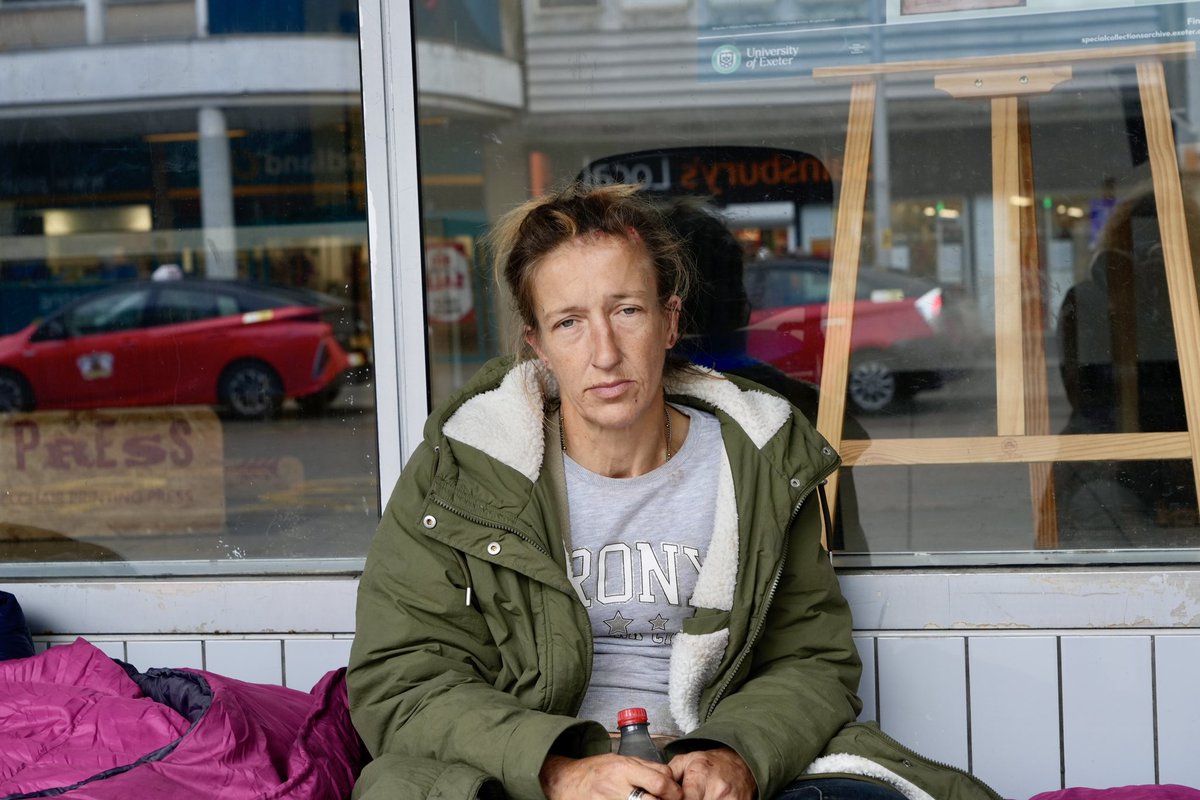 AlgirdasStasiu2's tweet image. Sidwell Street #ExeterDevon #England homelessness crisis.