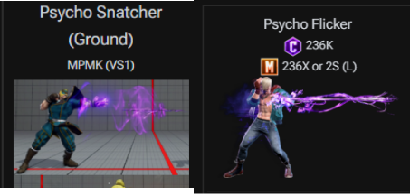 NcFailcant's tweet photo. Why did they swap Ed's move names between SFV - 6? I never realized until watching tournaments recently and felt like I had a stroke, cause I've been calling these moves the SFV Names, because Snatcher makes waaay more sense than Flicker for a grab move https://t.co/EhSx9mrhmT