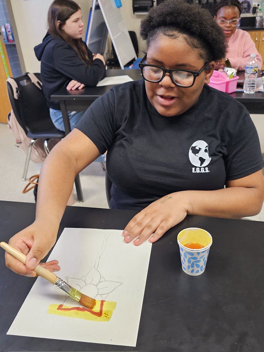 8th grade chemists <a href="/ROSArockets/">Royal Oaks School of the Arts</a> have spent the week exploring chemical properties and changes. We've compared endothermic and exothermic reactions, added catalysts to speed up reactions, and created artwork using turmeric as a pH indicator.