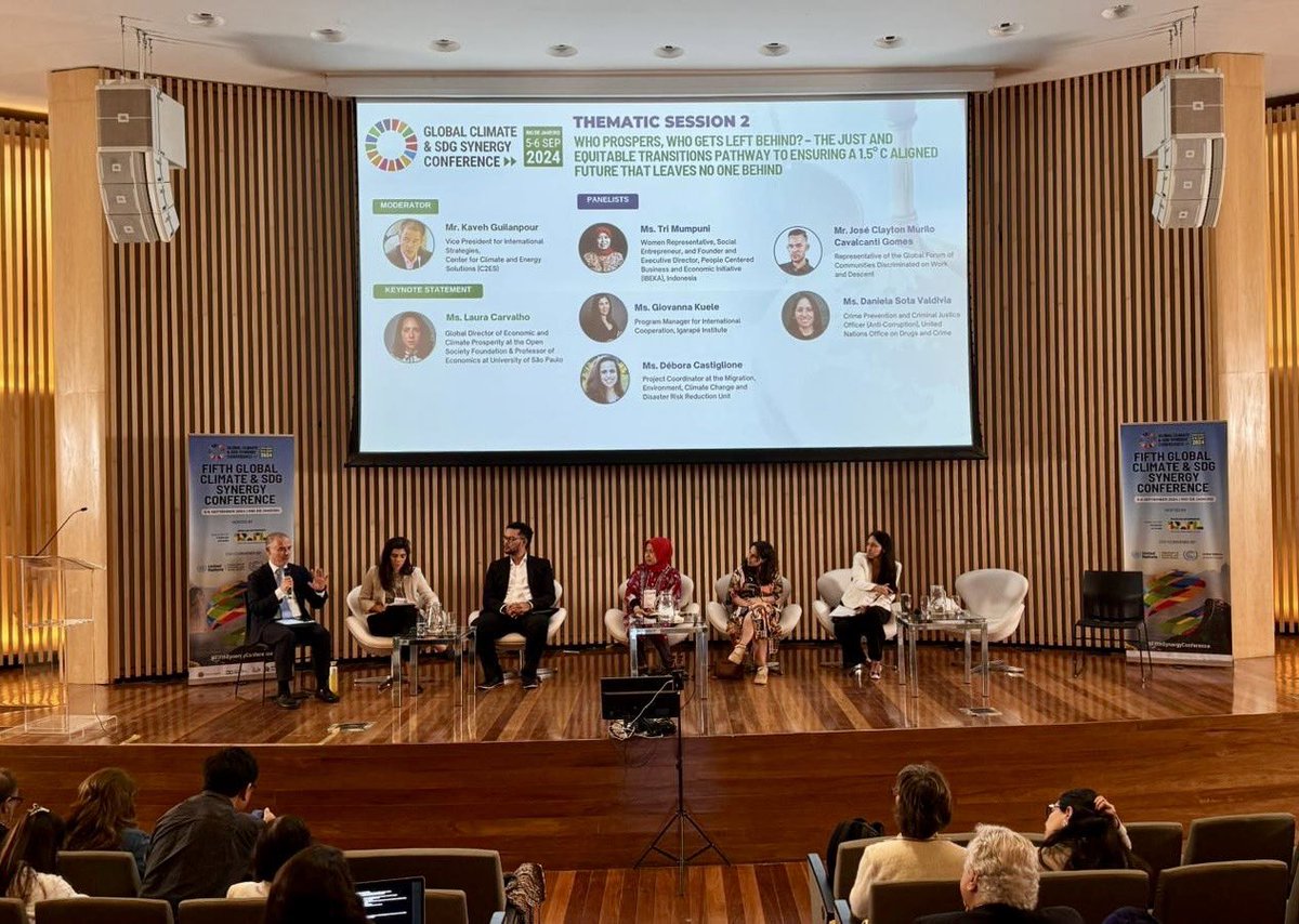 SustDev's tweet photo. On the final day of the #FifthSynergyConference, key discussions included: ๐ Equitable pathways to a 1.5ยฐC future, ๐ฑ Sustainable consumption patterns, and ๐ cities leading climate action & resilience. #ClimateSDGSynergy
Watch the full recording here: https://t.co/BmrOlu8meR https://t.co/1UHXXJCVgv