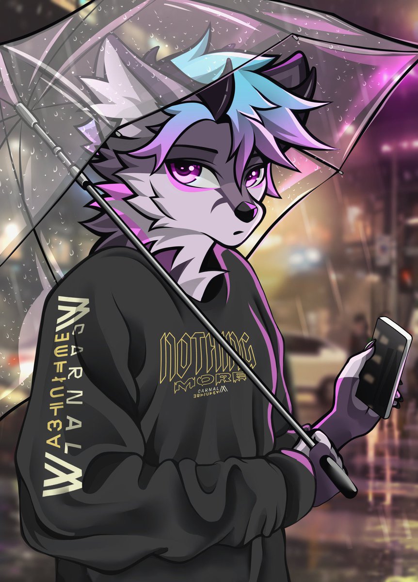 kino the hellfox (@kino_hellfox) on Twitter photo Do you like rainy nights? I sure do!
I bet you can’t guess what my favorite band is x3
The amazing artist is <a href="/DoberArt07/">Ítalo Dober</a> thank you so much! 💜💙🩷 Do you like rainy nights? I sure do!
I bet you can’t guess what my favorite band is x3
The amazing artist is <a href="/DoberArt07/">Ítalo Dober</a> thank you so much! 💜💙🩷