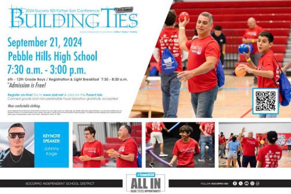 Father Son Conference is just around the corner! Register today 💙💚
#fathersonconference