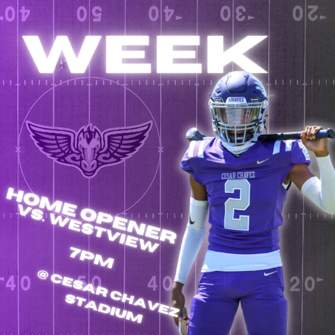 CChavezFB's tweet photo. PACK. THE. HOUSE.😈
🆚| Westview (Avondale, AZ)
⌚️| 7pm
📍| Cesar Chavez Stadium
#chavezmade #ptp #baselineboyz #sfh #for5 https://t.co/ToBDNtkj1I
