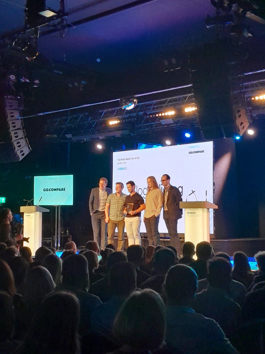 FinTech Awards Wales (@fintechwales) on Twitter photo For our next award we have Best Use of AI of the year, this award is kindly sponsored by @GoCompare Congratulations to our winner <a href="/logic_dialog/">logicdialog</a> #fintechawardswales For our next award we have Best Use of AI of the year, this award is kindly sponsored by @GoCompare Congratulations to our winner <a href="/logic_dialog/">logicdialog</a> #fintechawardswales