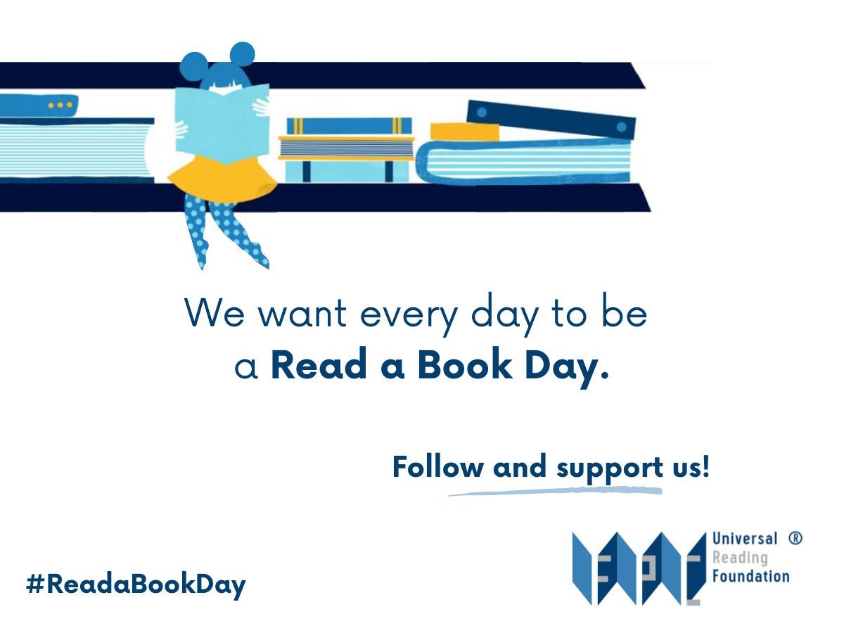 We want every day to be a #ReadaBookDay for everyone. To reach the non-readers is a great challenge. Support the URF's work. globalgiving.org/donate/101979/…
#readingworld #reading #books #BooksWorthReading #readingforpleasure #BookOnPrescription #ReadingDad