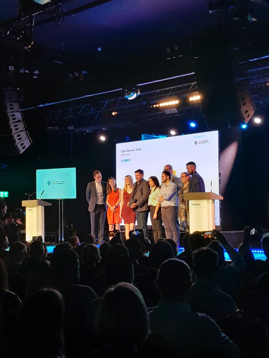 FinTech Awards Wales (@fintechwales) on Twitter photo Up next we have Cyber security team of the year, this award is kindly sponsored by <a href="/CyberHwb/">Wales Cyber Innovation Hub</a> Congratulations to @pwc_uk #fintechawardswales Up next we have Cyber security team of the year, this award is kindly sponsored by <a href="/CyberHwb/">Wales Cyber Innovation Hub</a> Congratulations to @pwc_uk #fintechawardswales