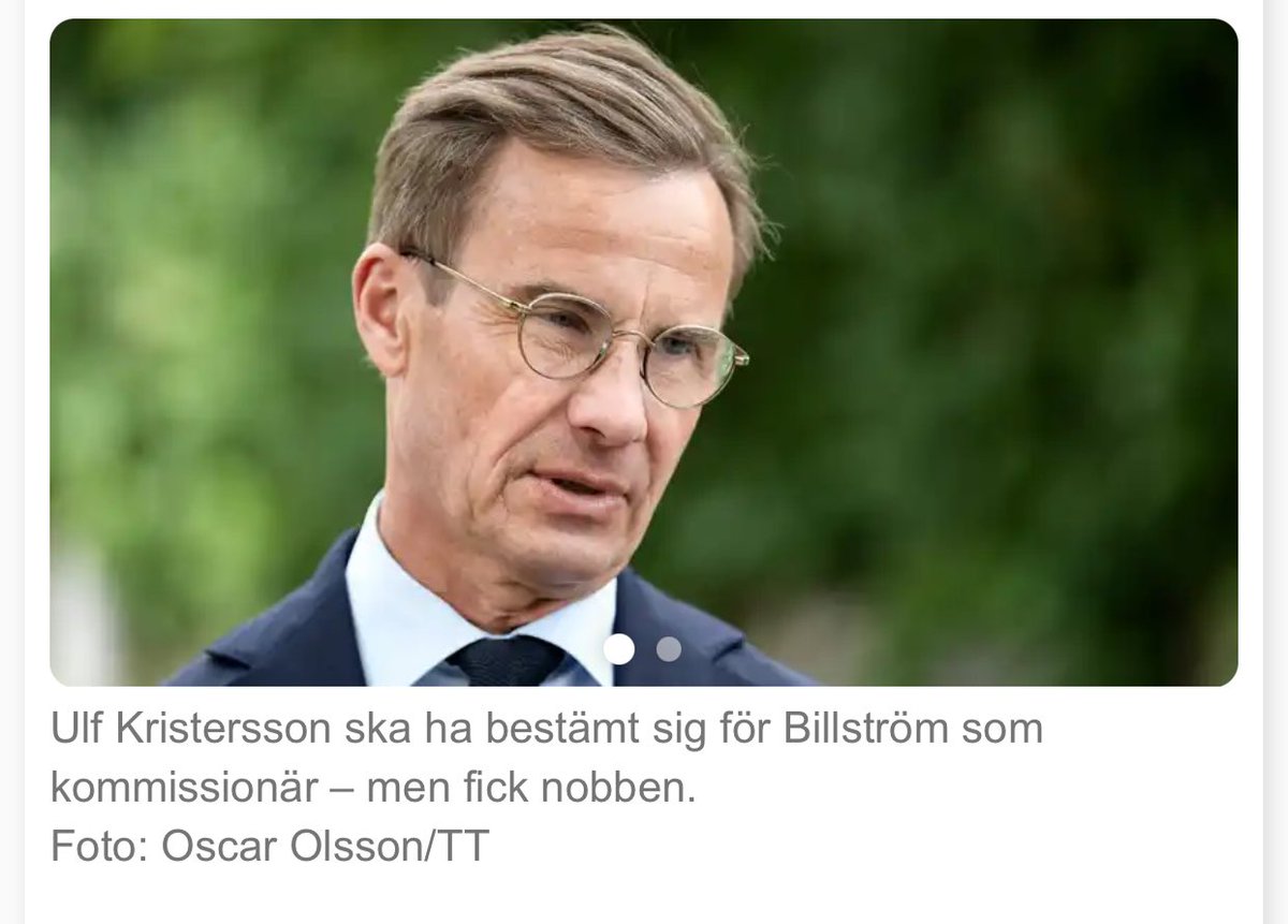 MilenSub40's tweet image. Historien om Billström blir bara värre och värre för Ulf Kristersson.

Det är ingen angenäm bild som målas upp där Ulf Kristersson, som tagit en lägenhet avsedd för våldsutsatta kvinnor, kört över Billström i sakfrågor, skällt och skrikigt på ett hänsynslös sätt. En psykopat😱