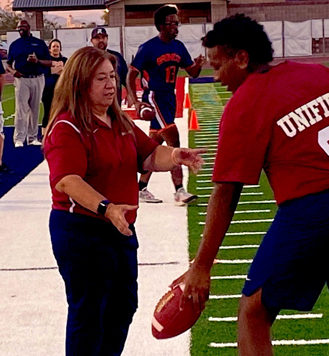 Kevin McCabe (@kevinmccabe987) on Twitter photo Unified Sports blowing up in the valley! <a href="/PerryUnified/">Perry Unified Sports</a> Football HC Rose Escalante joins the Dean to celebrate these athletes! Special Talents, not special needs tomorrow on The Kevin McCabe Show <a href="/AZSports/">Arizona Sports</a> 98.7 Unified Sports blowing up in the valley! <a href="/PerryUnified/">Perry Unified Sports</a> Football HC Rose Escalante joins the Dean to celebrate these athletes! Special Talents, not special needs tomorrow on The Kevin McCabe Show <a href="/AZSports/">Arizona Sports</a> 98.7