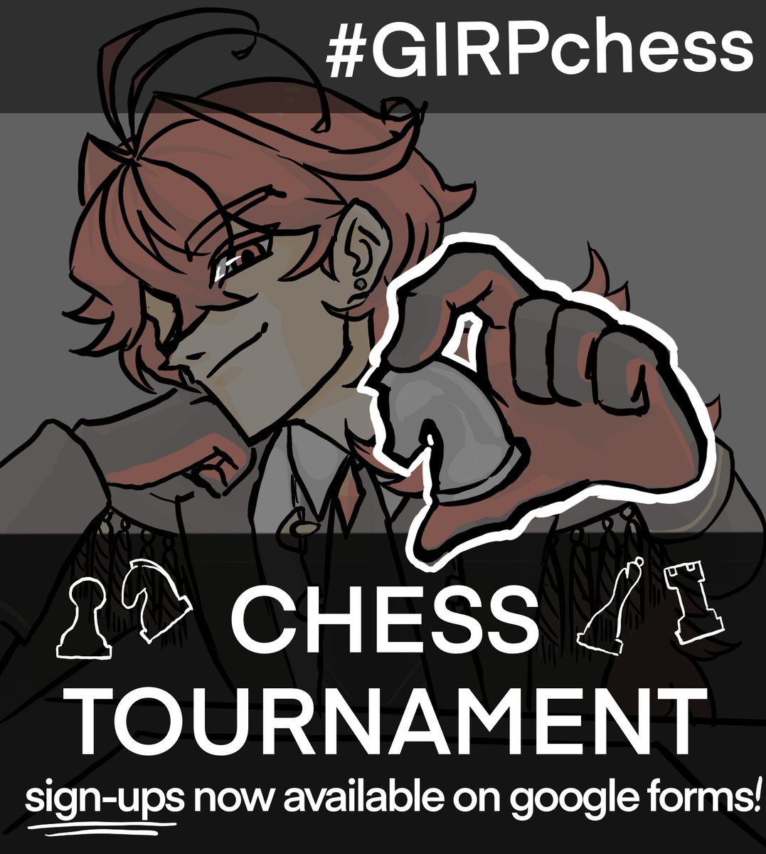 ♟️ #GIRPchess Sign-up forms are OPEN!

👇👇👇
forms.gle/ERRG2MJJgZXrC5…

ALL are welcome, from any nation, and any background, even if we are adversaries.

As for prizes...