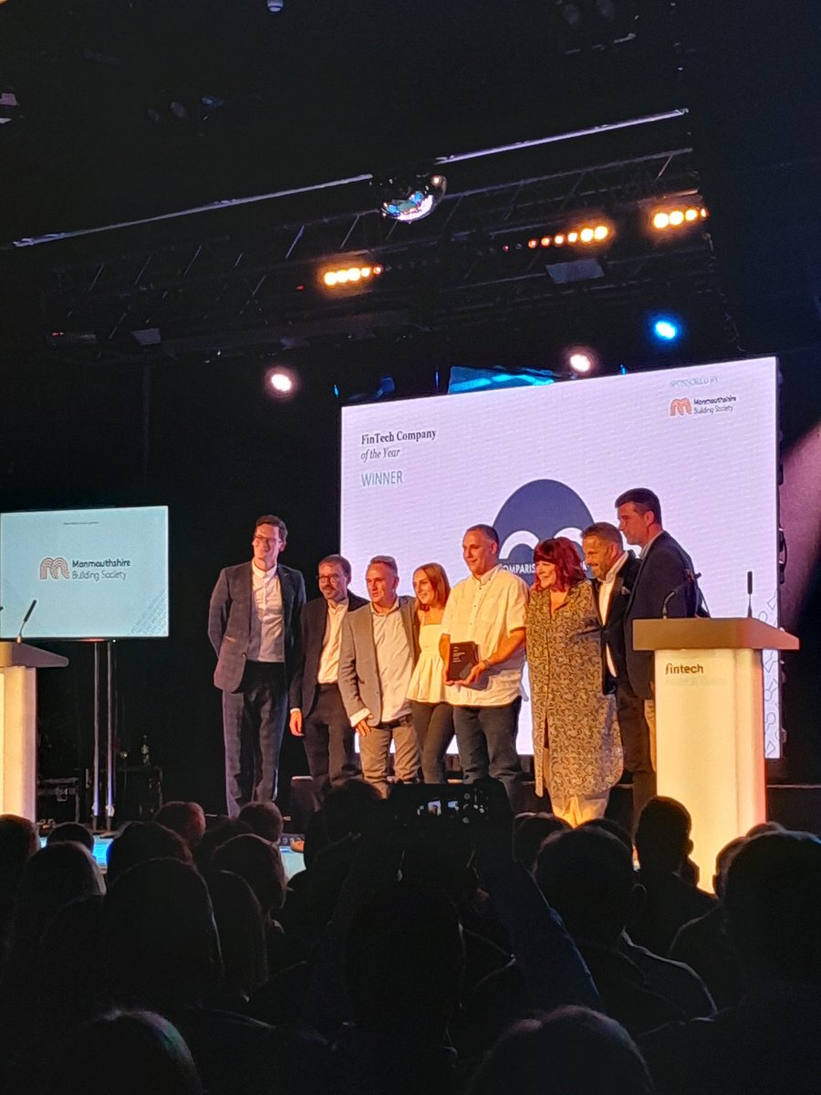 FinTech Awards Wales (@fintechwales) on Twitter photo Our next award is, FinTech Company of the year 2024, this award is kindly sponsored by <a href="/MonmouthshireBS/">Monmouthshire Building Society</a> Congratulations to our winner <a href="/Comparison_C/">Comparison Creator</a> #fintechawardswales Our next award is, FinTech Company of the year 2024, this award is kindly sponsored by <a href="/MonmouthshireBS/">Monmouthshire Building Society</a> Congratulations to our winner <a href="/Comparison_C/">Comparison Creator</a> #fintechawardswales