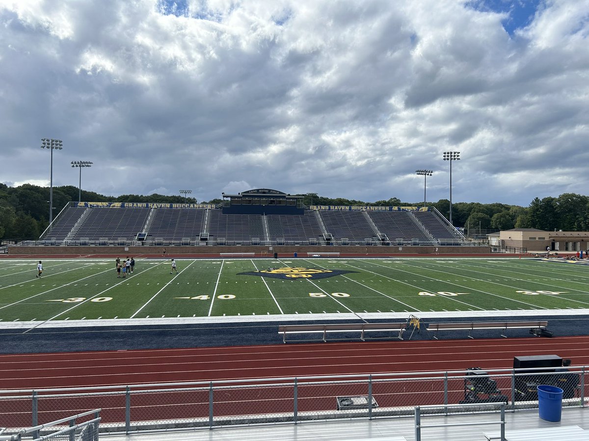 1035wawl's tweet photo. Grand Haven football tonight at 7:00pm vs. Traverse City West for the “Coast Guard Cup” on 103.5 WAWL-LP and https://t.co/IoXvTwHIwp with Eric, Gino, Brad and Kenny https://t.co/NDiK25iqfT