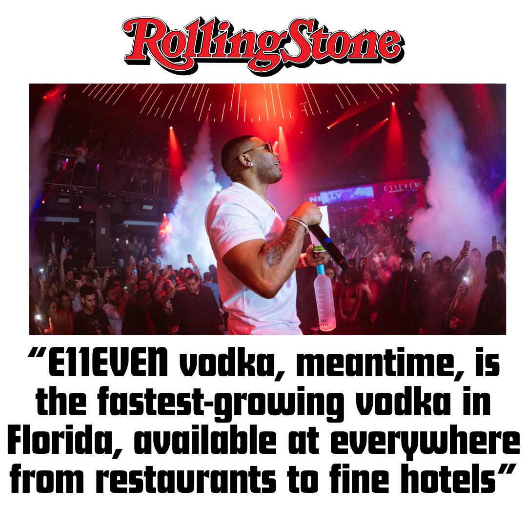 🍸 As we toast to 10 years of legendary parties and unparalleled experiences, we’re proud to raise a glass with E11EVEN Vodka - the perfect companion for celebrating the magic of every moment. 

Read more: 11miami.com/press

#E11EVENVodka #11Miami #RollingStone