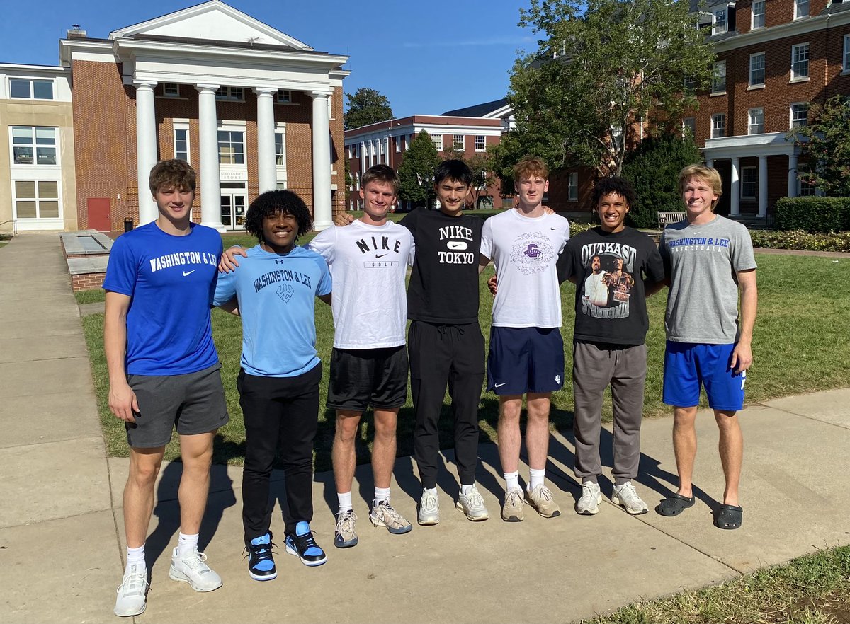 First week of class in the books for the W&amp;L Men’s Basketball Class of 2028.