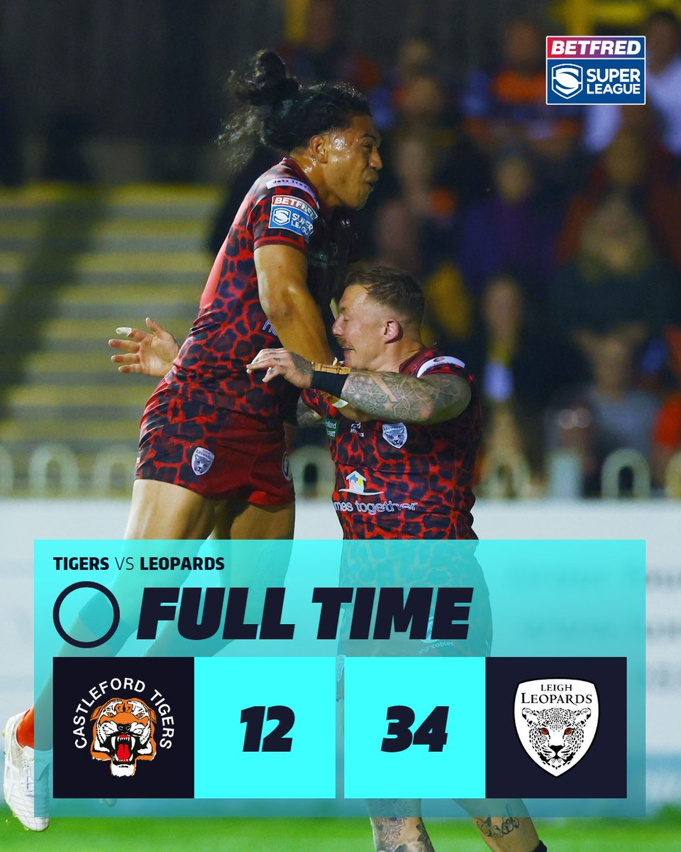 .<a href="/LeighLeopardsRL/">Leigh Leopards</a> climb to fourth 📈

#SuperLeague