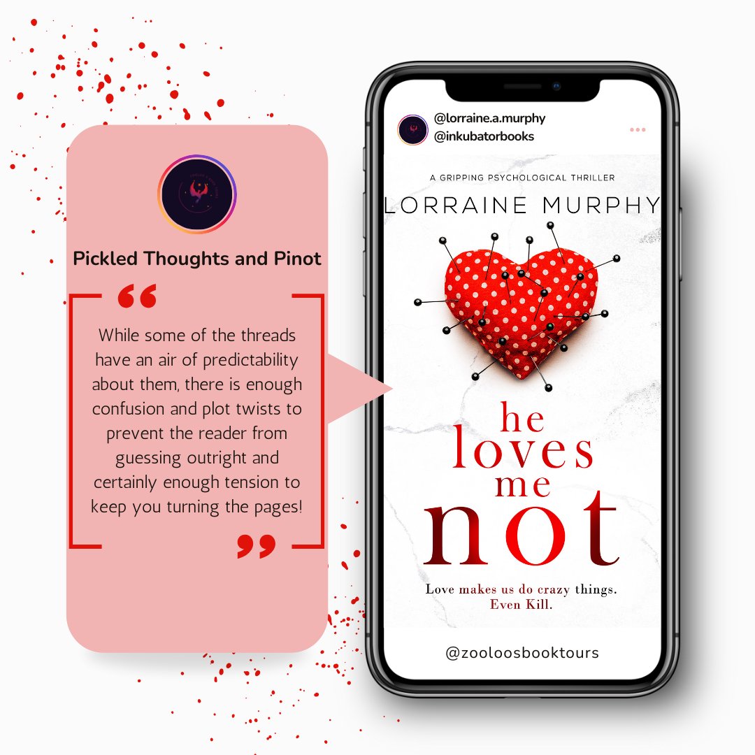 ZooloosBT's tweet photo. On the #booktour for #HeLovesMeNot we saw posts from #FullyBookedInKentucky @tigger1675 #PaulineRender @kcmw86 ~ You can read all the reviews here ~ https://t.co/AlojpaVEcm
Tomorrow @jkjoy_books @kazlovesbooks1 will be stopping by!
@MurphyLorr @inkubatorbooks
#ZooloosBookTours https://t.co/KTaMELxgKo