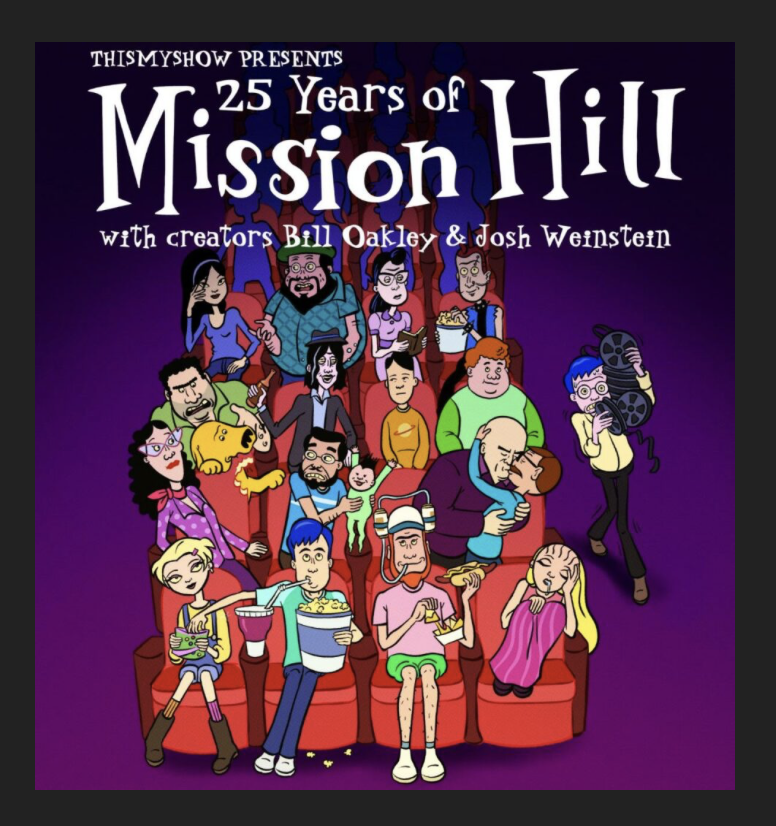 mattzollerseitz's tweet photo. I was a fan of Mission Hill, the series from Simpsons writer-producers @thatbilloakley and Josh Weinstein, and I'm thrilled they're touring with it. They're coming to Dallas Sept. 25 at @TexasTheatre. (If you want stuff signed, there's an option for that!) https://t.co/7PPH7m8VP6 https://t.co/dvAe9mFAY0