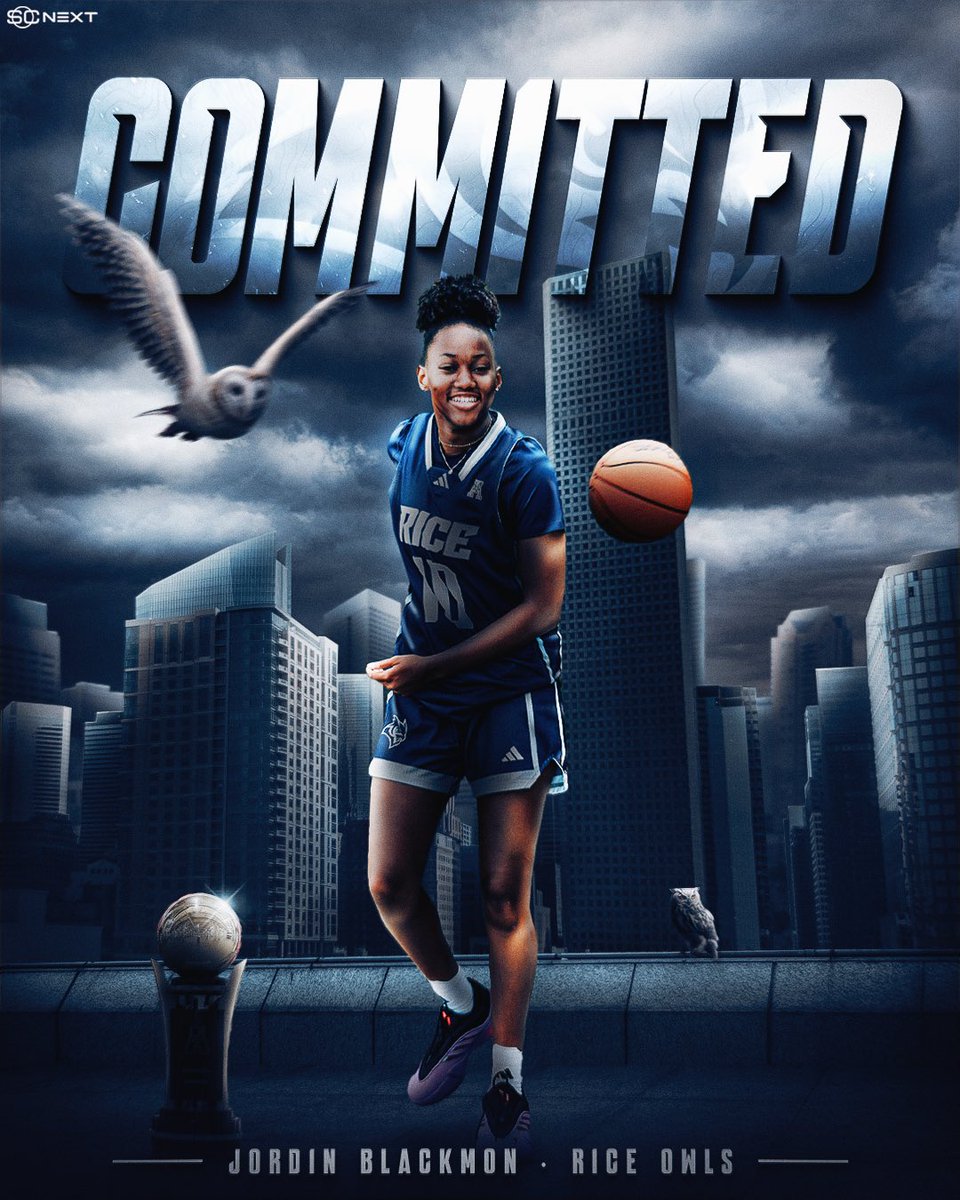 SportsCenter NEXT (@scnext) on Twitter photo 4⭐️ Jordin Blackmon (no. 84 espnW 100) has committed to Rice University! #GoOwls
<a href="/Jblackmon2025/">Jordin Blackmon</a> | <a href="/RiceWBB/">Rice Women’s Basketball</a> 4⭐️ Jordin Blackmon (no. 84 espnW 100) has committed to Rice University! #GoOwls
<a href="/Jblackmon2025/">Jordin Blackmon</a> | <a href="/RiceWBB/">Rice Women’s Basketball</a>