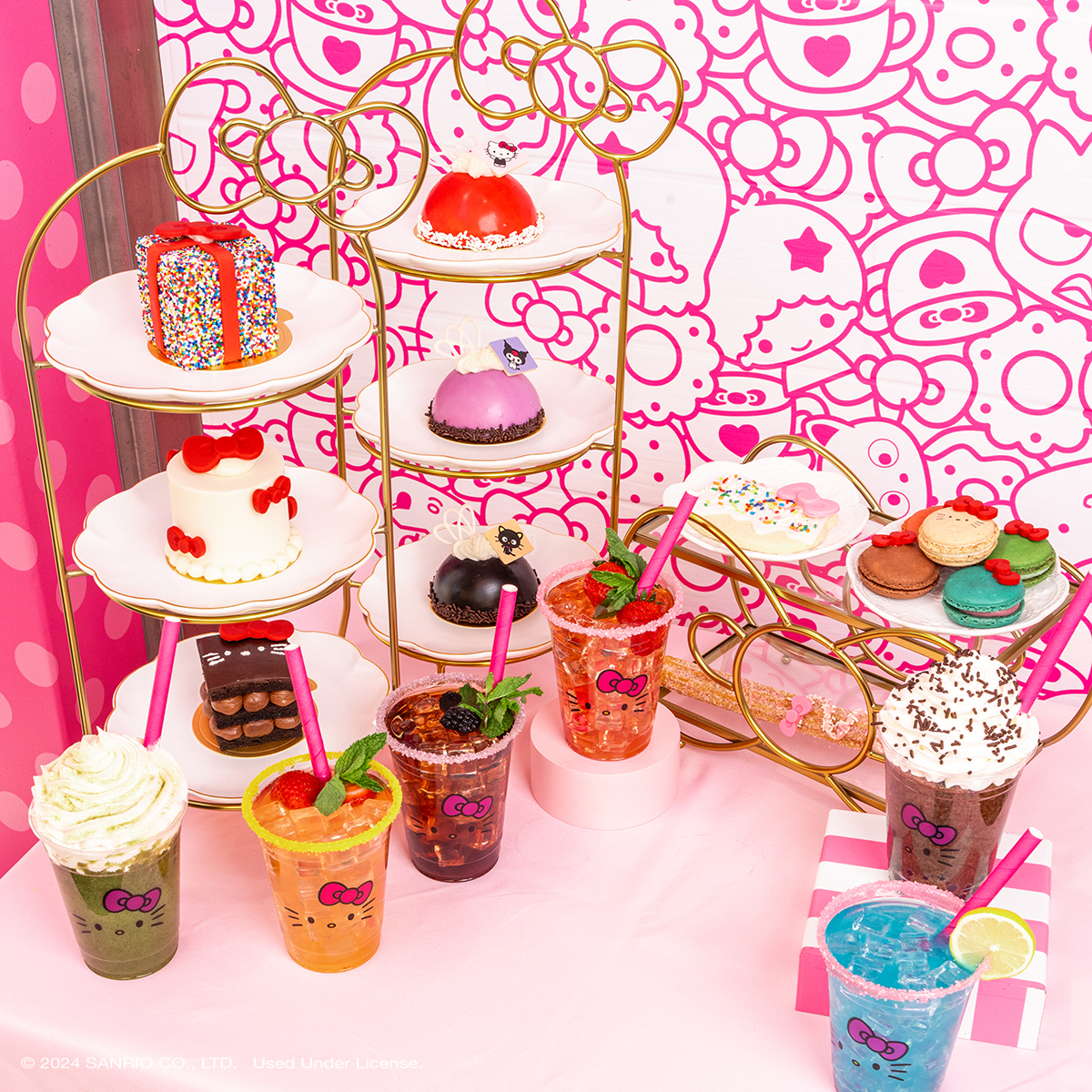 A sweet look inside the new Hello Kitty and Friends Cafe and Sanrio Smile Shop now open at @unistudios CityWalk 💗✨ Tag a bestie you're going with!