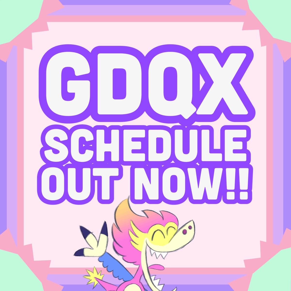 GamesDoneQuick's tweet image. The GDQX schedule is here!!!!!!!!!!!!!!!!!  

We can't wait to see everyone at #Twitchcon where we'll be raising money for @AbleGamers!!   

twitch-web.app.link/e/zx88DpBaDMb