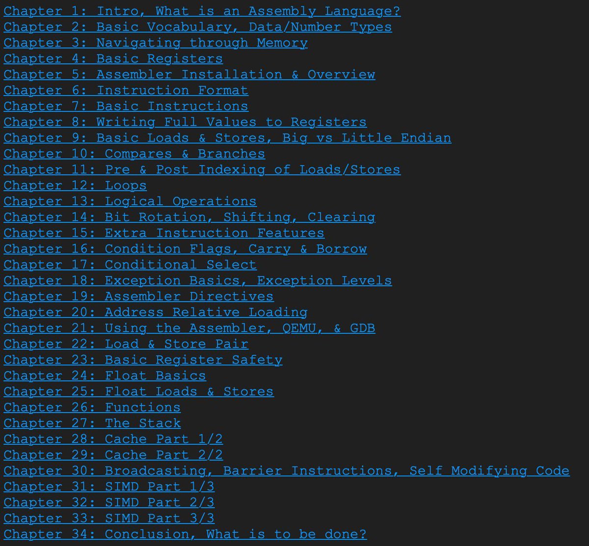 0xor0ne's tweet image. Nice ARMv8 AArch64/ARM64 tutorial

mariokartwii.com/armv8/

#infosec #assembly