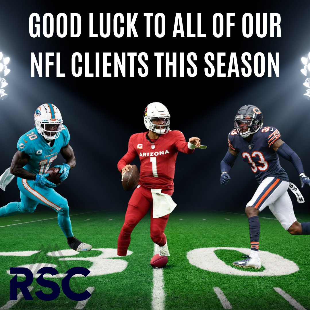Good luck to our NFL clients, the Bears, Cardinals and Dolphins this season! We appreciate our partnership and looking forward to watching all of the hard work come to fruition on Sundays!
