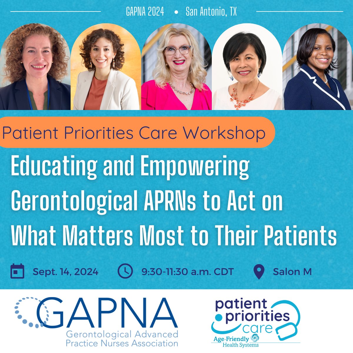Patient Priorities Care (@ptpriorities) on Twitter photo Join us at <a href="/GAPNA_HQ/">Gerontological APNs</a> 2024 in San Antonio, TX!
This age-friendly workshop provides gerontology advanced practice nurses with information, tools, and resources to employ Patient Priorities Care in practice.
#GAPNA2024 Join us at <a href="/GAPNA_HQ/">Gerontological APNs</a> 2024 in San Antonio, TX!
This age-friendly workshop provides gerontology advanced practice nurses with information, tools, and resources to employ Patient Priorities Care in practice.
#GAPNA2024