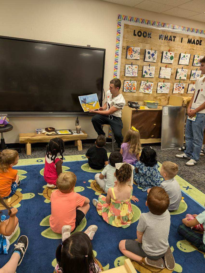 DVUSD Community Education (@communitydv) on Twitter photo Copper Creak Preschool had special visitors during class. Mountain Ridge football players came and read to our preschoolers. What a treat! @mountainridgefootball @dvusd #wevegotwhatyouwant Copper Creak Preschool had special visitors during class. Mountain Ridge football players came and read to our preschoolers. What a treat! @mountainridgefootball @dvusd #wevegotwhatyouwant