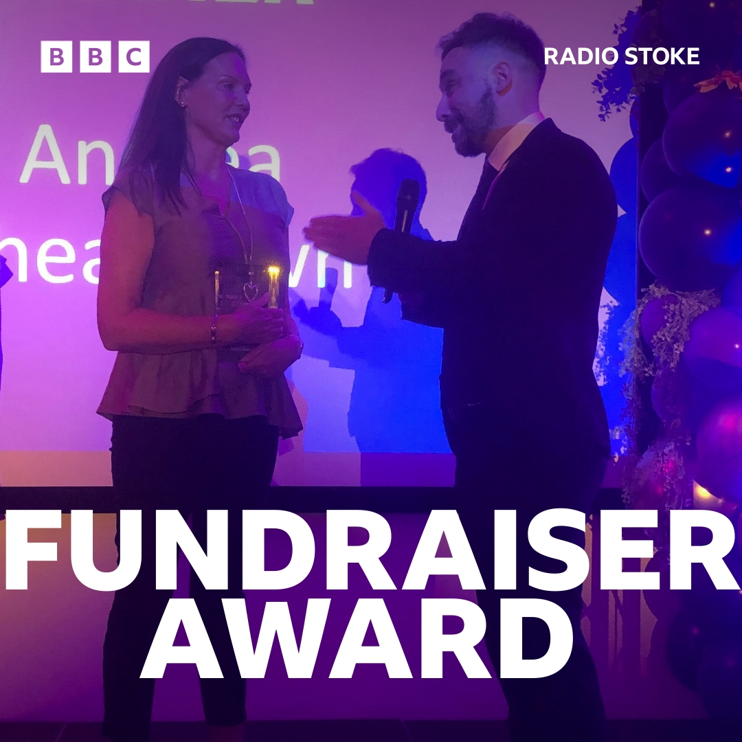 BBCRadioStoke's tweet image. Andrea Sheardown has raised thousands for charity after being diagnosed with a rare cancer.