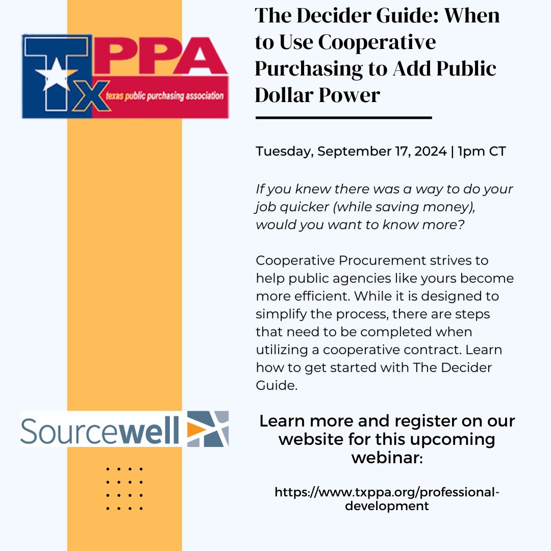 Texas Public Purchasing Association tweet media