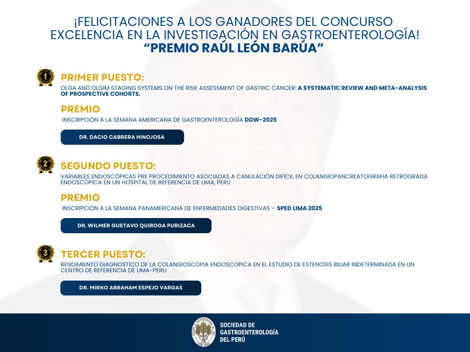 SOCIEDAD DE GASTROENTEROLOGÍA DEL PERÚ tweet media