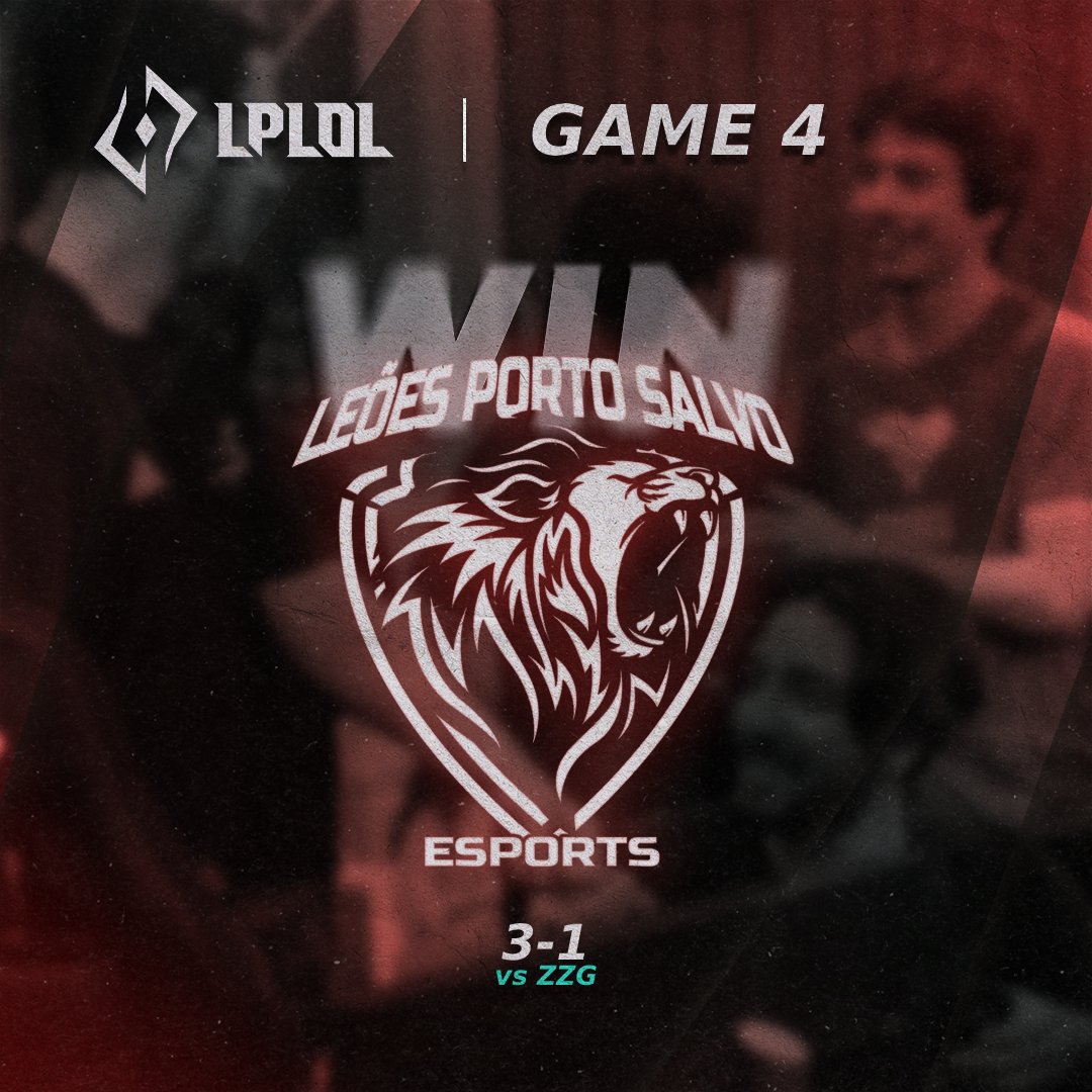 Leões de Porto Salvo Esports terminam a serie em grande no lado vermelho! 🟥🦁

3-1 garantem a próxima fase e eliminam os ZZG destas Promotions! 🗡️

#LPLOL