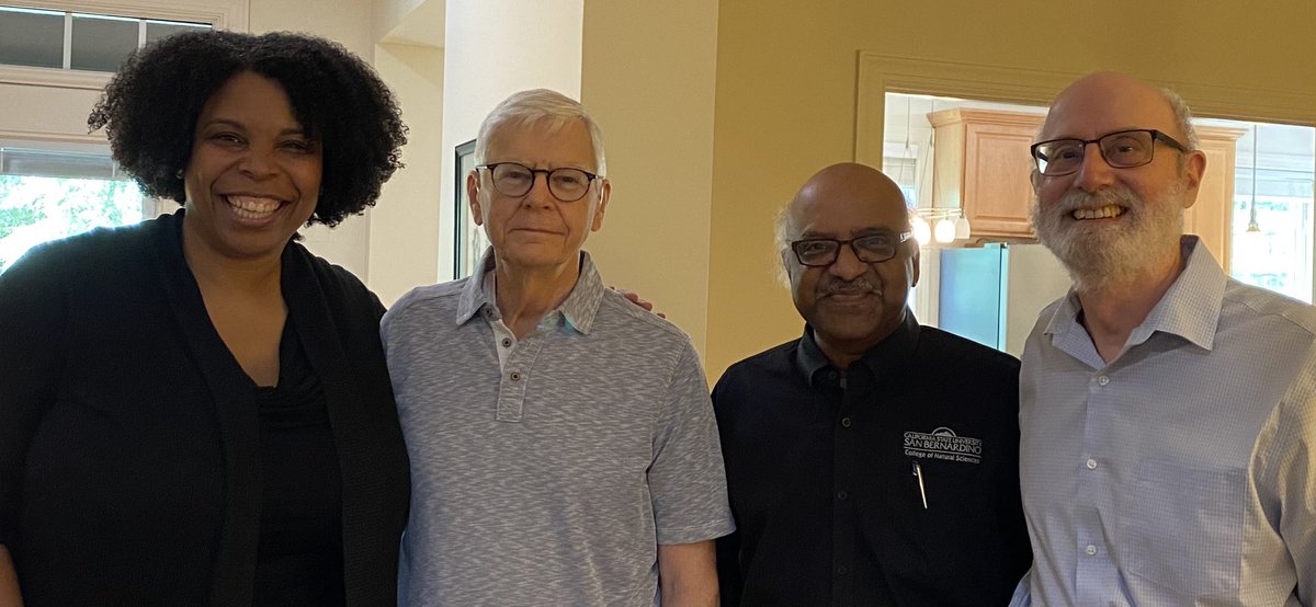 When one former <a href="/NCSUStatistics/">NCSU Statistics Dept</a> Department Head is in town, NCSU Statistics Department Heads past and present gather! Great having <a href="/sas3pantula/">Sastry G. Pantula</a> in town to visit!