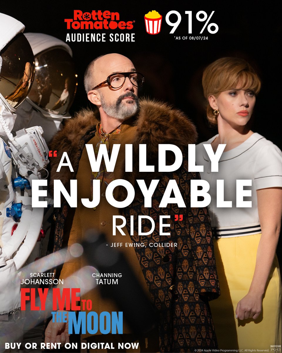 Get cozy and embrace the wildly enjoyable ride that is #FlyMeToTheMoon.

Buy or rent on Digital now: bit.ly/BuyFlyMeToTheM…