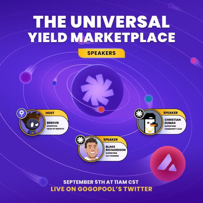 Sam_DAO_NFT's tweet photo. ๐ Integrate Your $AVAX Staking with DeFi! ๐
Join our space to learn about:
โข Smooth access to AVAX staking yields from any EVM chain
โข Enhance your returns with up to 7% APY on staked AVAX
๐ Join Us: https://t.co/rzpHQTCYUi
#AVAX #DeFiYield #StakingRewards #EVMChains #CryptoEarnings