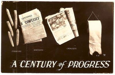 The toilet paper roll is only about 100 years old. Prior to that Americans were using corncobs, rags, newspapers, and pages from the sears catalog. Also, if you’re wondering why the farmer’s almanac traditionally has a hole punched in one corner, it’s to hang on a nail in the