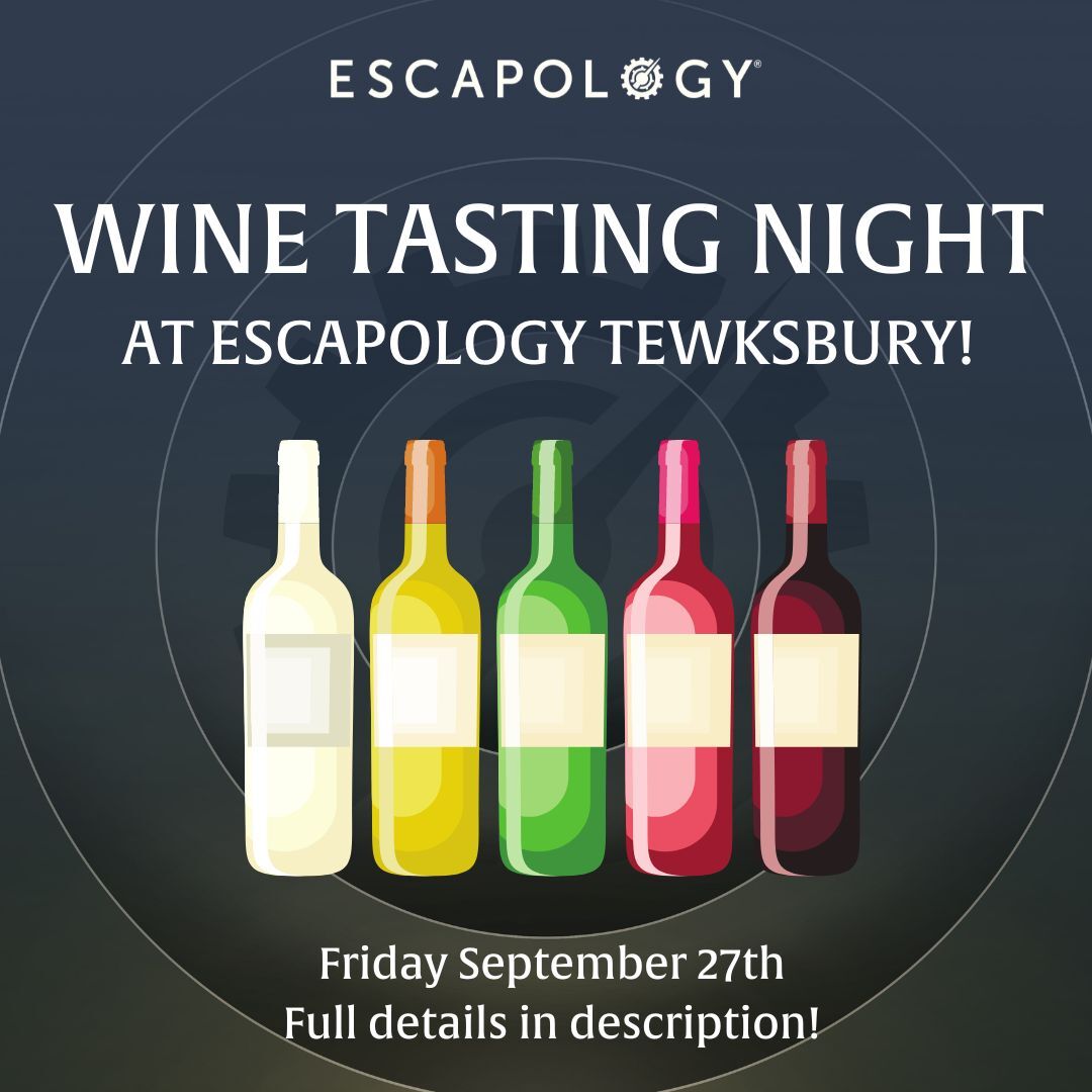 Unlock the Secrets of Wine: A Taste-ful Experience at Escapology Tewksbury! 🍷

Join us on Friday, September 27th at 7pm and put your tasting senses to the test. Discover hidden notes while navigating through our curated pairings of cheese, chocolate,... …pologywinetastingnight.eventbrite.com