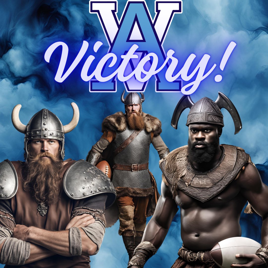 We Are! VICTORIOUS!!! 
#TheVikingWay