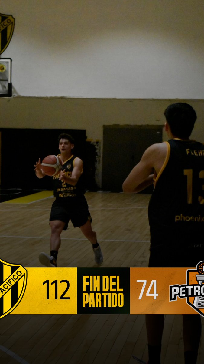#TorneoPrefederal

Fin del partido.
🟡⚫ Pacifico 112 - Petrolero 74 🟠⚪