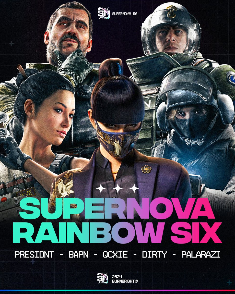 Supernova (@gg_supernova) on Twitter photo A new galaxy has been formed in the land down under.. 🦘🪃
We're thrilled to announce a huge milestone for our organization: We've officially entered the professional R6 space!
Welcome to the Supernova family, do us proud.
<a href="/Bapnnnnn/">Bapn</a> 🇦🇺
<a href="/qcxie/">Qcxie l SAGA</a> 🇦🇺
<a href="/Dirty_CSGO/">Dirty | SUPERNOVA</a> 🇦🇺
<a href="/Palarazi/">Pala | OUTLAST</a> 🇦🇺 A new galaxy has been formed in the land down under.. 🦘🪃
We're thrilled to announce a huge milestone for our organization: We've officially entered the professional R6 space!
Welcome to the Supernova family, do us proud.
<a href="/Bapnnnnn/">Bapn</a> 🇦🇺
<a href="/qcxie/">Qcxie l SAGA</a> 🇦🇺
<a href="/Dirty_CSGO/">Dirty | SUPERNOVA</a> 🇦🇺
<a href="/Palarazi/">Pala | OUTLAST</a> 🇦🇺