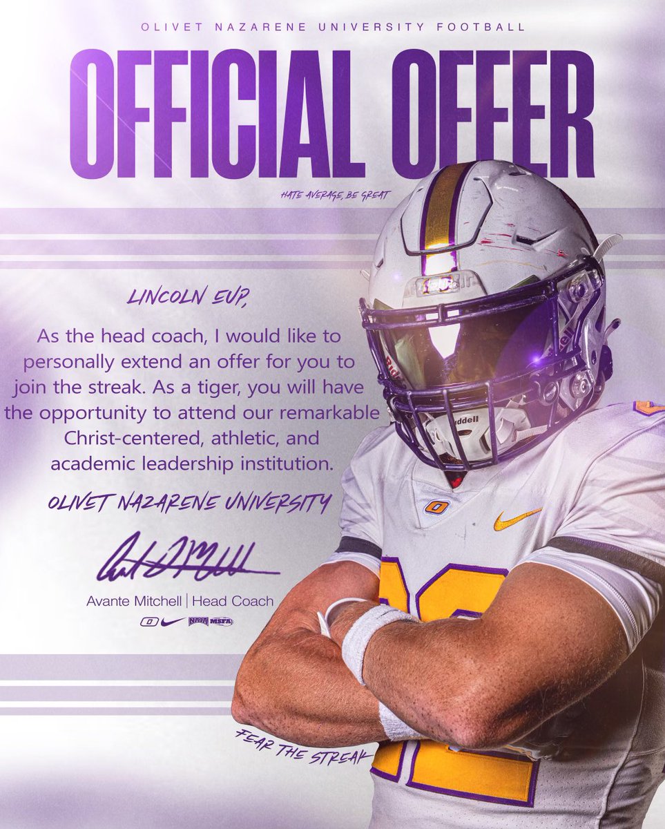 After some great conversations with <a href="/Taber_77/">Coach Taber</a> , I am blessed to receive an offer from Olivet Nazarene! 

@coach_hebert