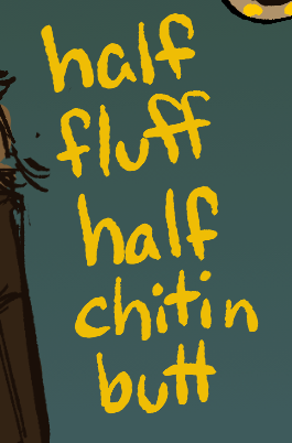 I love the lil random snippets my artist is sending me for the NSFW ref sheet, it's just amusing out of context