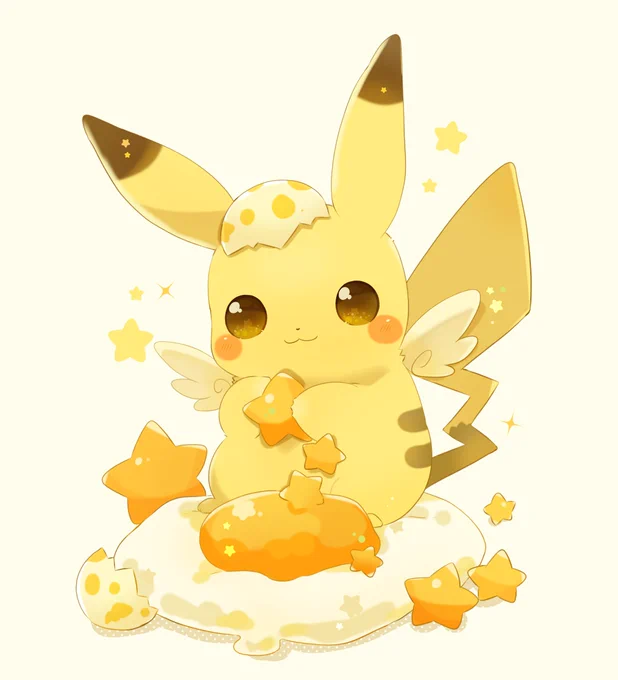 目玉焼きの天使#ポケモンイラスト 