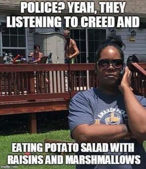 SethFromThe716's tweet image. Ain&apos;t got #NoTimeFor fucked up potato salad.